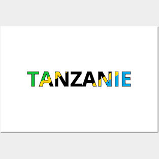 Drapeau Tanzanie Posters and Art